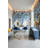 Mosaic Wallpaper Blue Wall Double Roll