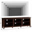 Essential 70" Rustic Wood TV Stand - Rustic Oak
