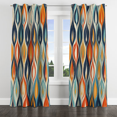 Analiya - Modern Velvet Blackout Grommet Curtain - 1 panel
