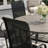 4-Person Round Patio Dining Set With Stackable Textilene Chairs-1029790148