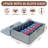 Sock Drawer Organizer Divider 2 Pack Socks Organizer With Lid 30 Cell Foldable Closet Sock Storage Divider Tie Storage Underwear Storage Boxes(Grey)