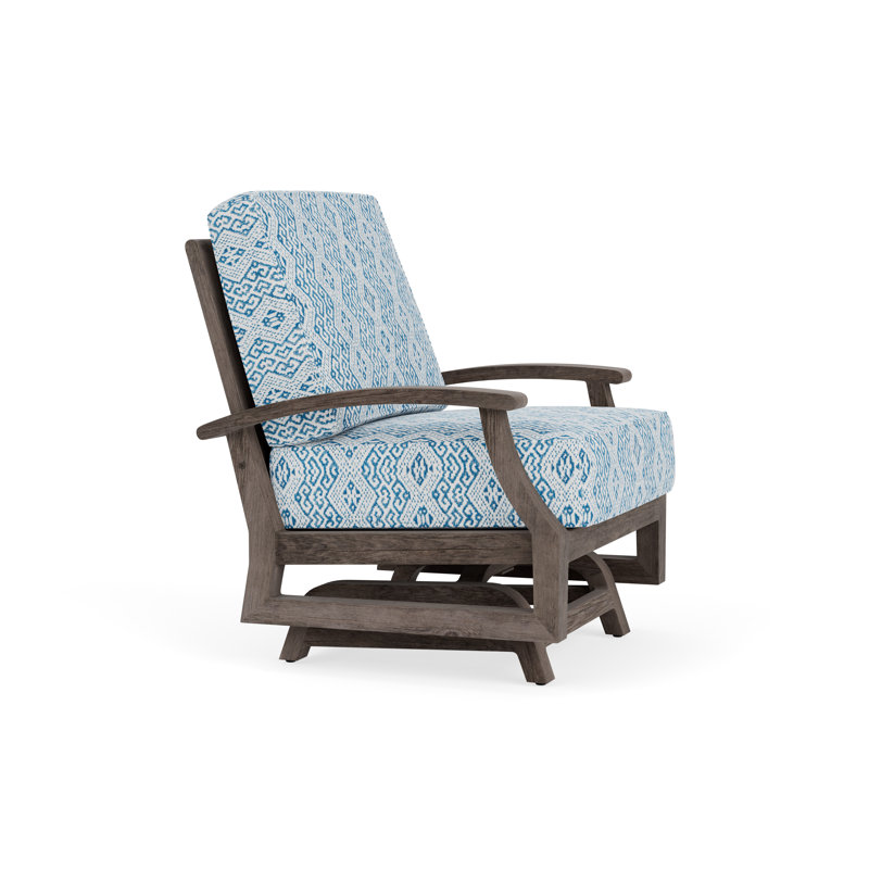 Frontier Outdoor Rocker Chair, Aman Capri, Charcoal