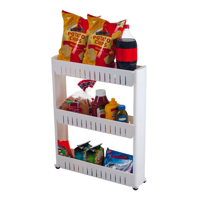 3-tier Plastic Storage/Organizer Shelf, Bathroom Storage Kitchen