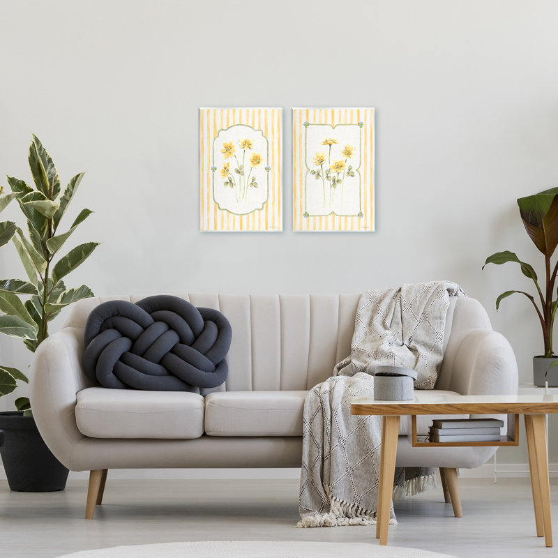 Ensemble de 2 plaques murales Sweet Honey Blooms, design par Beth Grove, 19 x 13