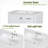 30" Manufactured Wood Bathroom Vanity With Ceramic Sink, Soft Close Doors, 4 Drawers-2005296864
