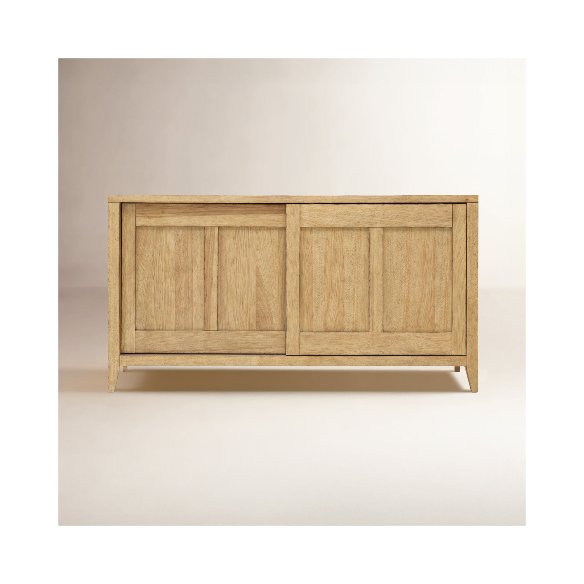 Mya 2 Door Sideboard , Natural, 32"H x 84"W x 18"D