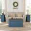Bork Square Coffee Table For Living Room - 3 Colors Available (Black/Blue/White)-341376278