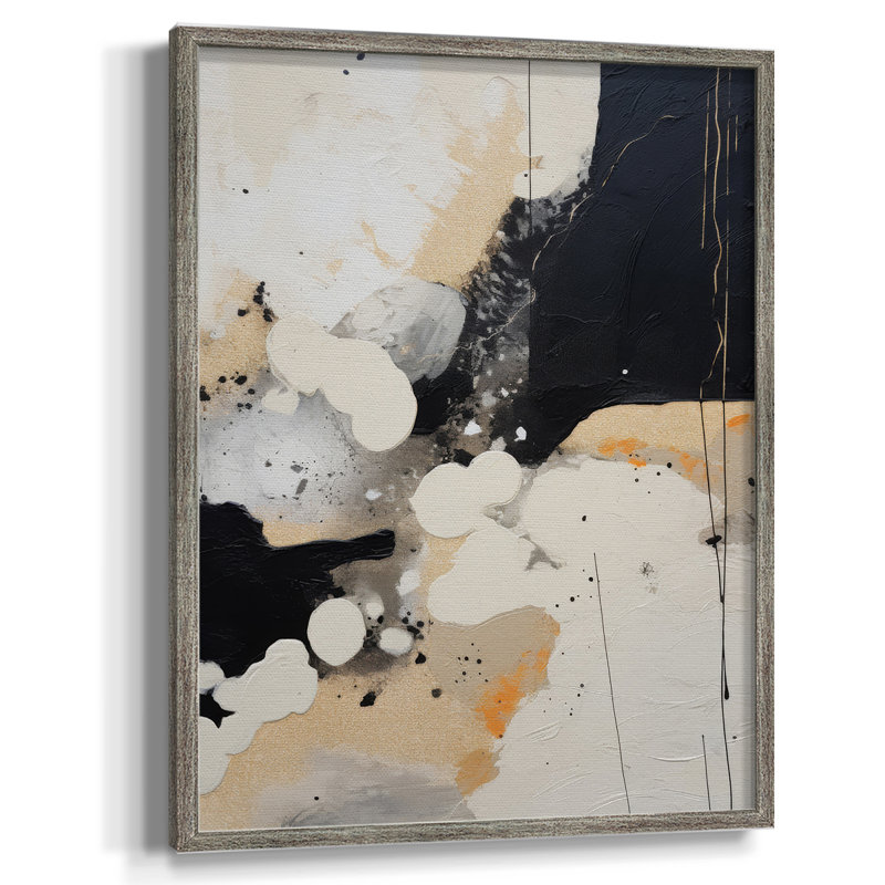 ABSTRACT Series D Framed Print - Solid Wood