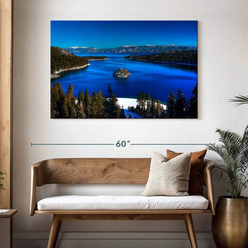 Emerald Bay d'Alvord Lake Tahoe, H 32 po x l 48 po