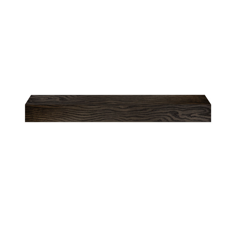 3 tablettes flottantes en chêne, H 4 po x l 45 po x P 8 po