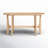 Peach Oval Solid Wood Writing Desk
