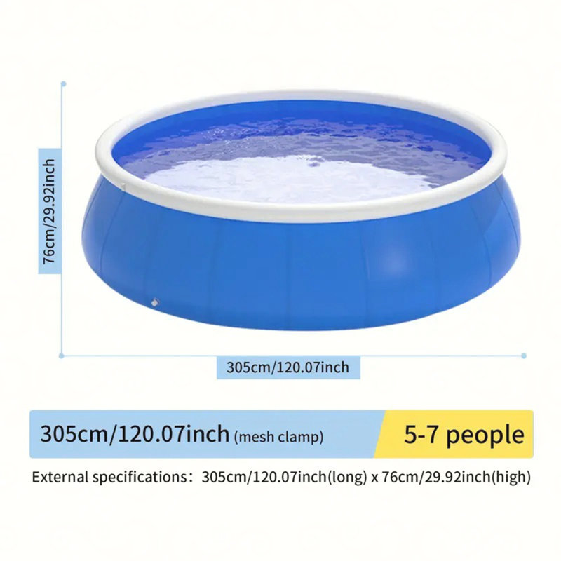 Piscine gonflable Butterfly, L 120,08 po x H 29,93 po