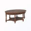 Table basse ovale avec tiroirs et tablettes-1606390270