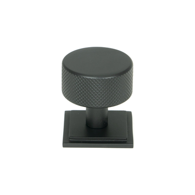 32mm Square Knob, Matt Black