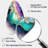 Hoan Blue Purple Abstract Geode II - Asymmetrical Abstract Marble Metal Wall Decor, Irregular Shape Metal Wall Sculpture Print-1506623960