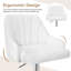 Whittney Modern Bar Stools, Swivel Counter Height Barstools with Backrest and Armrests, Adjustable Height Bar Chairs, PU Leather Kitchen Island Stool-1592067496-1557049074