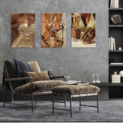 3 Piece Wrapped Canvas Print