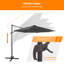 Parasol en porte-à-faux 132 po Rocelyn-745287774