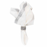 Sparkles Home Rhinestone Napkin (Set Of 2) - Charcoal