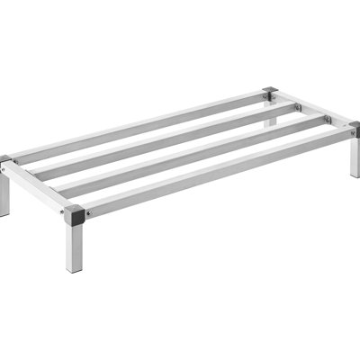 Rangement en aluminium 48 x 20, capacité de 8 lb sur le plancher, capacité de 1000 lb - robuste pour plantes en pot et téléviseurs dans différents environnements Dunnage