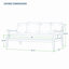Arizona 69.5'' Wide Straight Teak Patio Daybed with Cushions
