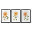 Bright Botanical I - Toile tendue avec châssis sur mesure - 3 pièces-1383061119-1383061377