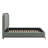 Savannah Curved LED Upholstered Platform Bed With Under-Bed Lighting Fabric-1256891317-1256891316