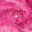 Pre-Lit Medium Artificial Pine Christmas Tree - Pink - Clear Lights-1855166246