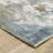 Abstract Machine Made Area Rug in Blue and Gray-523713891