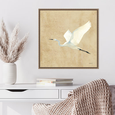 " Egret Alighting II "