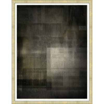 «Woven Grid 3» par Thom Filicia - peinture sur toile encadrée