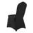 Universal Stretch Spandex Folding Chair Covers - Black Elastic Slipcovers for Wedding, Banquet & Party (30 Pack)