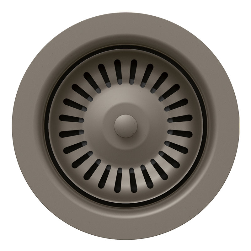 SILGRANIT-Matched Metal Basket Strainer, Volcano Gray