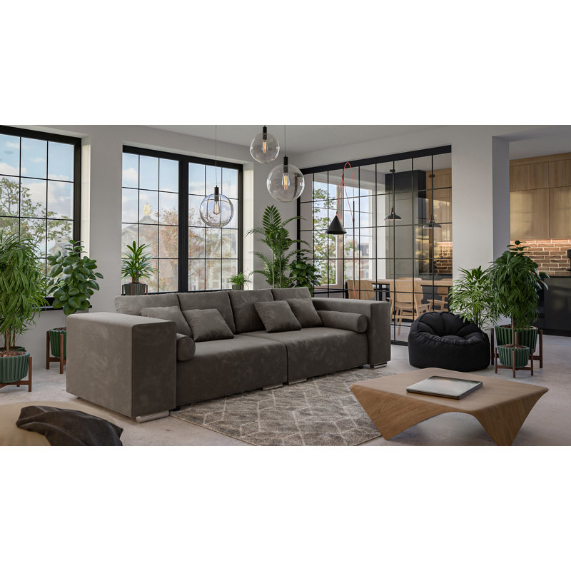 5 Seater Sofa, Brown - Khaki