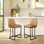 Tabouret de comptoir rembourré Malakeh-1302330096