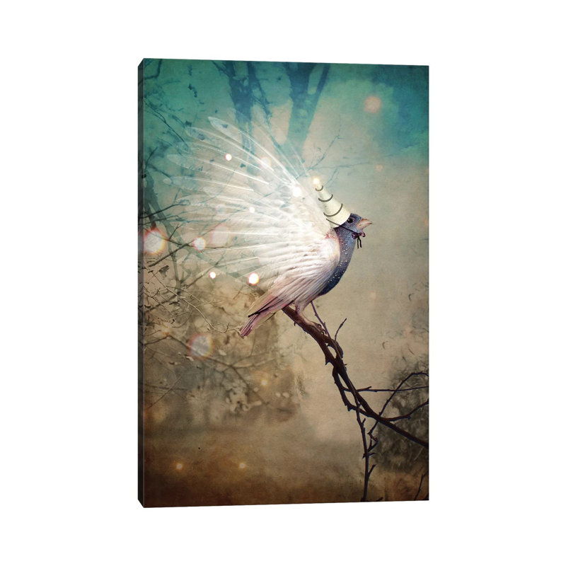 Impression d’art graphique, « feeling festive » par Catrin Welz-Stein, H 40 po x l 26 po x P 1,5 po, Toile tendue