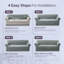 Durable Spandex Stretch Sofa Cover - Jacquard Pattern Sofa Slipcover & Furniture Protector-115467220-115467212