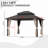 Metal Patio Gazebo with  Double Roof-122306187
