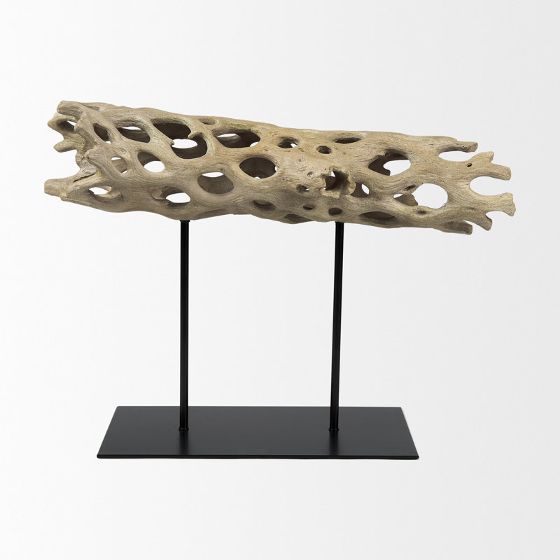 Objet décoratif en résine de bois Hrima