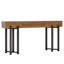 Console industrielle 63 po avec structure en métal et plateau en bois Steven