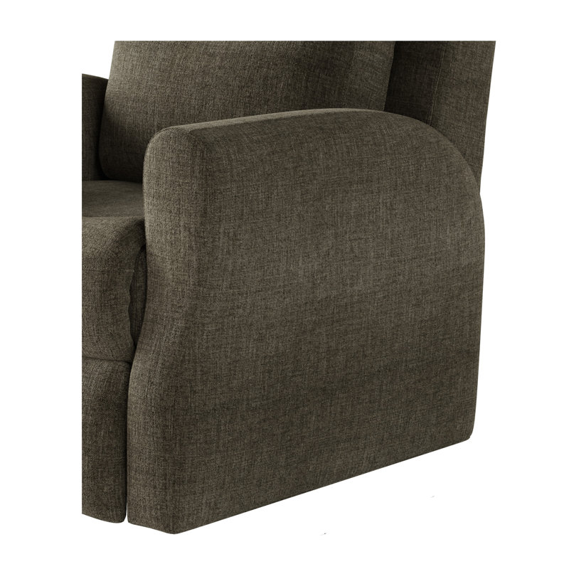Fame Rocker Recliner, Deep Brown, Power Rocker