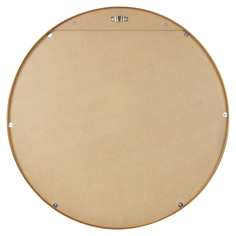 Ensemble de 3 miroirs muraux Linne, Or, 24 po x 24 po