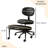 Ergonomic Swivel Office Chair With Backrest Support And Casters, Featuring An Adult-sized Multi-angle Cross-legged Design-1593755396