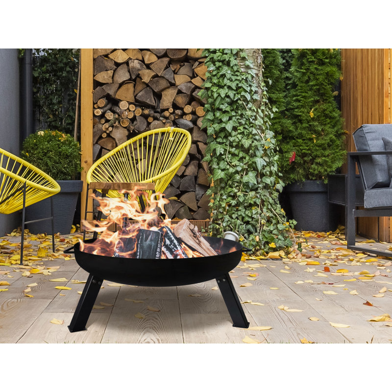 Vicini Round Steel Smokeless Fire Pit