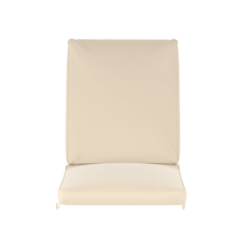 Coussin de patio d'extérieur résistant à l'eau Latitude Run®, Beige