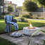 Foyer de table au gaz propane