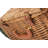 Deluxe 2 Person Wicker Fitted Picnic Hamper with Tweed Effect Lining