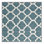 Machine Washable Trellis Green Area Rug