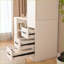 Bureau d'ordinateur moderne à densité de 15 mm avec 3 tiroirs 4 espaces de rangement ergonomiques faciles à nettoyer pour le bureau à domicile