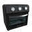 12.5 Quart Air Fryer Convection Toaster Oven, 1500W, 4 Cooking Modes, 7-In-1 Multifunction With Roast, Bake, Grill, Broil, Toast, Dehydrate, Defrost, Stainless Steel, Black